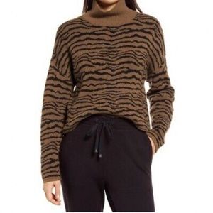 Lou and Grey CypressTiger Striped Sweater NWT
